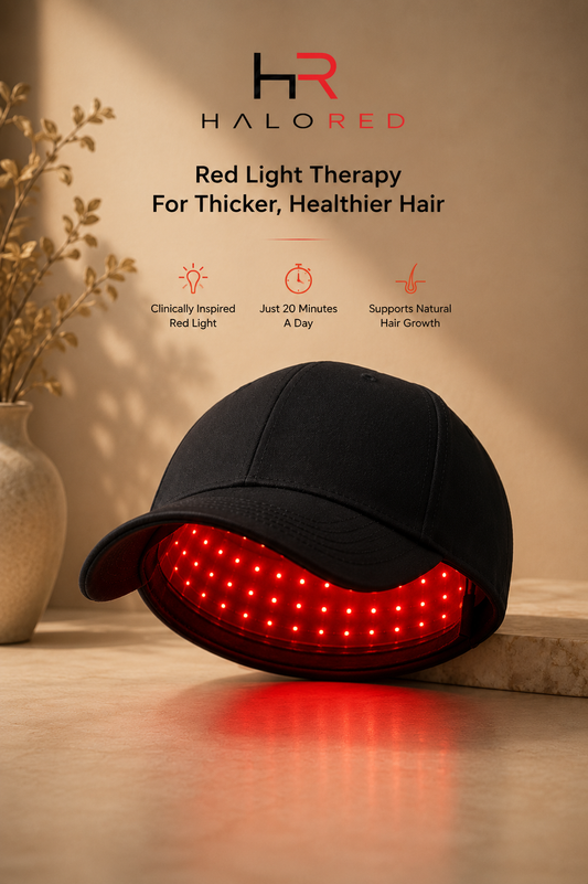 HaloRed™- Red Light Therapy Hat for hair growth